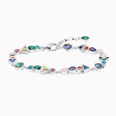 Silver & Zirconia Journey to Paradise Boho Bracelet